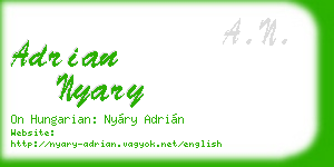 adrian nyary business card